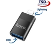 Đầu Chuyển OTG Hoco UA17 Cho iPhone, iPad Dùng Cổng Lightning Chính Hãng