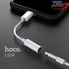 Jack Chuyển Cổng Lightning Sang 3.5mm Hoco LS34 Chính Hãng