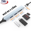 HUB Remax RU-U7 Chuyển Đổi Cổng USB A / Type C Ra USB 3.0, 2.0, Thẻ Nhớ Tốc Độ Cao