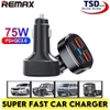 Tẩu Sạc Xe Hơi Cao Cấp Remax RCC329 Chính Hãng ( Sạc Nhanh PD 45W, QC3.0 )