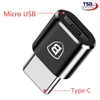 Đầu Chuyển Cổng Micro USB Sang Type C Chính Hãng Baseus