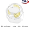Quạt Để Bàn 4 Tốc Độ Tích Hợp Đèn Ngủ Hoco F14 Chính Hãng