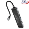 Hub Hoco HB23 5 in 1 Chuyển Type C Ra USB 3.0 + HDMI + RJ45 + PD60W Chính Hãng ( USB C Multimedia Adapter )