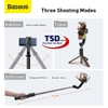 Gậy Chụp Hình Chống Rung Kiêm Gimbal Tripod Baseus Chính Hãng (Anti Shake, Tripod, Gimbal, Bluetooth Selfie Stick)