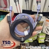 Cáp Sạc Nhanh PD 20W Crystal Shine Type C To Lightning Baseus Fast Charge Dài 1.2 Mét Chính Hãng