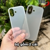 Combo 2 Ốp Lưng Trong Nhám Unibody iPhone 17 Siêu Mỏng