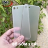 Combo 2 Ốp Lưng Trong Nhám Siêu Mỏng Unibody Cho iPhone 7 / 8 / SE2020 / SE2022