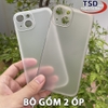 Combo 2 Ốp Lưng Trong Nhám Unibody iPhone 14 Siêu Mỏng