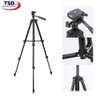 Combo Gậy Chụp Hình Tripod 3 Chân Thân Nhôm TF 3120 Cho Điện Thoại, Máy Ảnh Tặng Kèm Remote