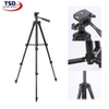 Combo Gậy Chụp Hình Tripod 3 Chân Thân Nhôm TF 3120 Cho Điện Thoại, Máy Ảnh Tặng Kèm Remote