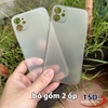 Combo 2 Ốp Lưng Trong Nhám Unibody iPhone 11 Siêu Mỏng