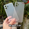 Combo 2 Ốp Lưng Trong Nhám Unibody iPhone 16 PLUS Siêu Mỏng