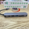 Hub Hoco HB28 6 in 1 Chuyển Type C Ra USB 3.0, HDMI, USB C, Thẻ Nhớ Tốc Độ Cao ( USB C Multimedia Adapter )