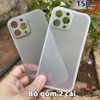 Combo 2 Ốp Lưng Trong Nhám Unibody iPhone 13 Pro Max Siêu Mỏng