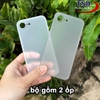 Combo 2 Ốp Lưng Trong Nhám Unibody iPhone 16E Siêu Mỏng