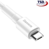 Cáp Sạc Nhanh Baseus Mini White Cổng Micro USB Chính Hãng ( Quick Charging & Sync Data TPE Cable )