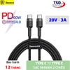 Cáp Type C to Type C PD 2.0 60W Chính Hãng Baseus
