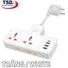 Ổ Cắm Điện Mở Rộng Đa Năng Có Cổng USB Thông Minh Hoco AC12A Chính Hãng