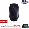 Combo Chuột Logitech B100 Chính Hãng Tặng Kèm Lót Chuột Cao Cấp