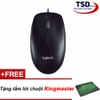 Combo Chuột Logitech B100 Chính Hãng Tặng Kèm Lót Chuột Cao Cấp