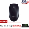 Combo Chuột Logitech B100 Chính Hãng Tặng Kèm Lót Chuột Cao Cấp