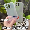 Ốp Lưng iPhone Siêu Mỏng Trong Nhám UniBody