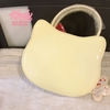 Túi xách tay , đeo chéo hình mèo Kitty da bóng trơn màu trắng siêu xinh - 90-TR1138 (16x9x20cm)