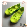 Giày bít mũi Monobo màu xanh lá size đôi 32-33 dành cho bạn nữ, bạn gái (Thái Lan) - GIAYMNBOXL