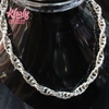 Dây chuyền, vòng đeo cổ nữ dạ hội, dự tiệc, form ngắn kiểu dây xích màu bạc siêu xinh - DCNDX149