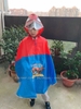Áo mưa cánh dơi vải dù cao cấp hình người nhện Spiderman màu xanh đỏ cho bé trai còn size XL - 140P4NVF18011S - (Disney)