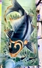 Tranh kính điêu khắc cá chép Coba Artglass