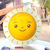Ô Kính Tròn Điêu Khắc Hình Mặt Trời