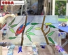 Tranh kính ứng dụng vào không gian nội thất Coba Artglass