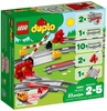 Đồ chơi LEGO Duplo 10882 - Bộ Đường Ray Xe Lửa và thanh chắn (LEGO 10882 Train Tracks)