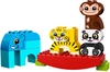 Đồ chơi LEGO Duplo 10884 - Xếp Hình Động Vật của Bé (LEGO 10884 My First Balancing Animals)