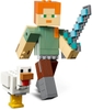 Đồ chơi LEGO Minecraft 21149 - Mô Hình Minecraft Alex chăn Gà (LEGO 21149 Minecraft Alex BigFig with Chicken)