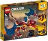 Đồ chơi LEGO Creator 31102 - Mô hình Rồng Lửa - Bọ Cạp - Báo 3-trong-1 (LEGO 31102 Fire Dragon)