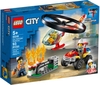 Đồ chơi LEGO City 60248 - Máy Bay Trực Thăng Chữa Cháy Rừng (LEGO 60248 Fire Helicopter Response)