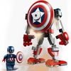 Đồ chơi LEGO Super Heroes Marvel 76168 - Bộ Giáp Captain America (LEGO 76168 Captain America Mech Armor)