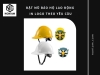 Đặt mũ bảo hộ lao động in logo theo yêu cầu cho doanh nghiệp