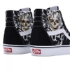 VANS Việt Nam | Giày VANS SK8-HI FLAME SKULL BLACK/TRUE WHITE VN0007NSBMW