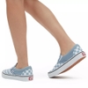 VANS Việt Nam | Giày VANS SLIP ON CLASSIC COLOR THEORY CHECKERBOARD DUSTY BLUE VN000BVZDSB