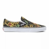 VANS BEAUTY SKULL CLASSIC SLIP-ON BLACK TRUE WHITE