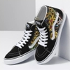 VANS BEAUTY SKULL SK8-HI BLACK TRUE WHITE