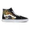 VANS BEAUTY SKULL SK8-HI BLACK TRUE WHITE