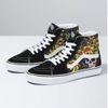 VANS BEAUTY SKULL SK8-HI BLACK TRUE WHITE
