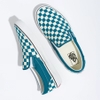 VANS CHECKERBOARD CLASSIC SLIP-ON BLUE CORAL TRUE WHITE