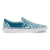 VANS CHECKERBOARD CLASSIC SLIP-ON BLUE CORAL TRUE WHITE