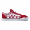 VANS MIX CHECKER OLD SKOOL CHILI PEPPER/TRUE WHITE