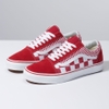 VANS MIX CHECKER OLD SKOOL CHILI PEPPER/TRUE WHITE